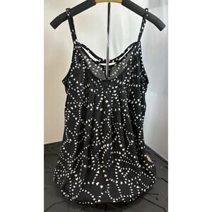 Torrid Black & White Heart Print Camisole Tank Top 2